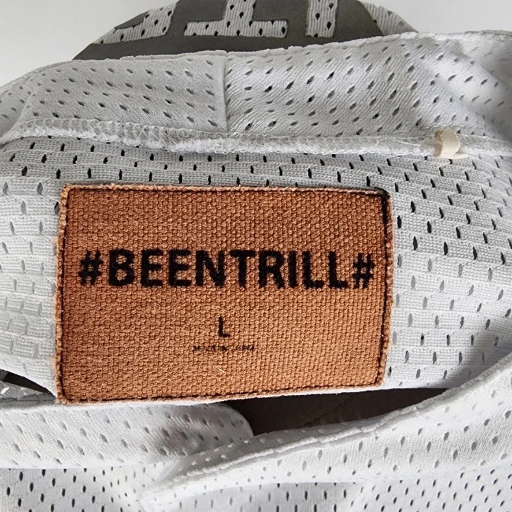 Been Trill Baseball Jersey Shirt Top #BeenTrill Size L, Drake, Perfect Condition - Picture 9 of 12